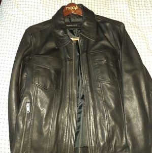 WILSON'S LEATHER SHEAPSKIN BIKER JACKET